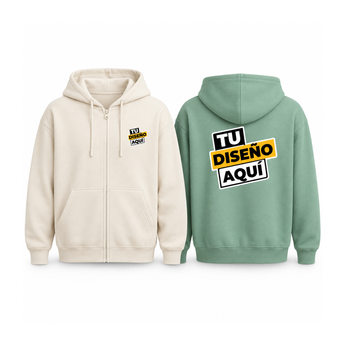 Lote de sudaderas premium capucha y cremallera