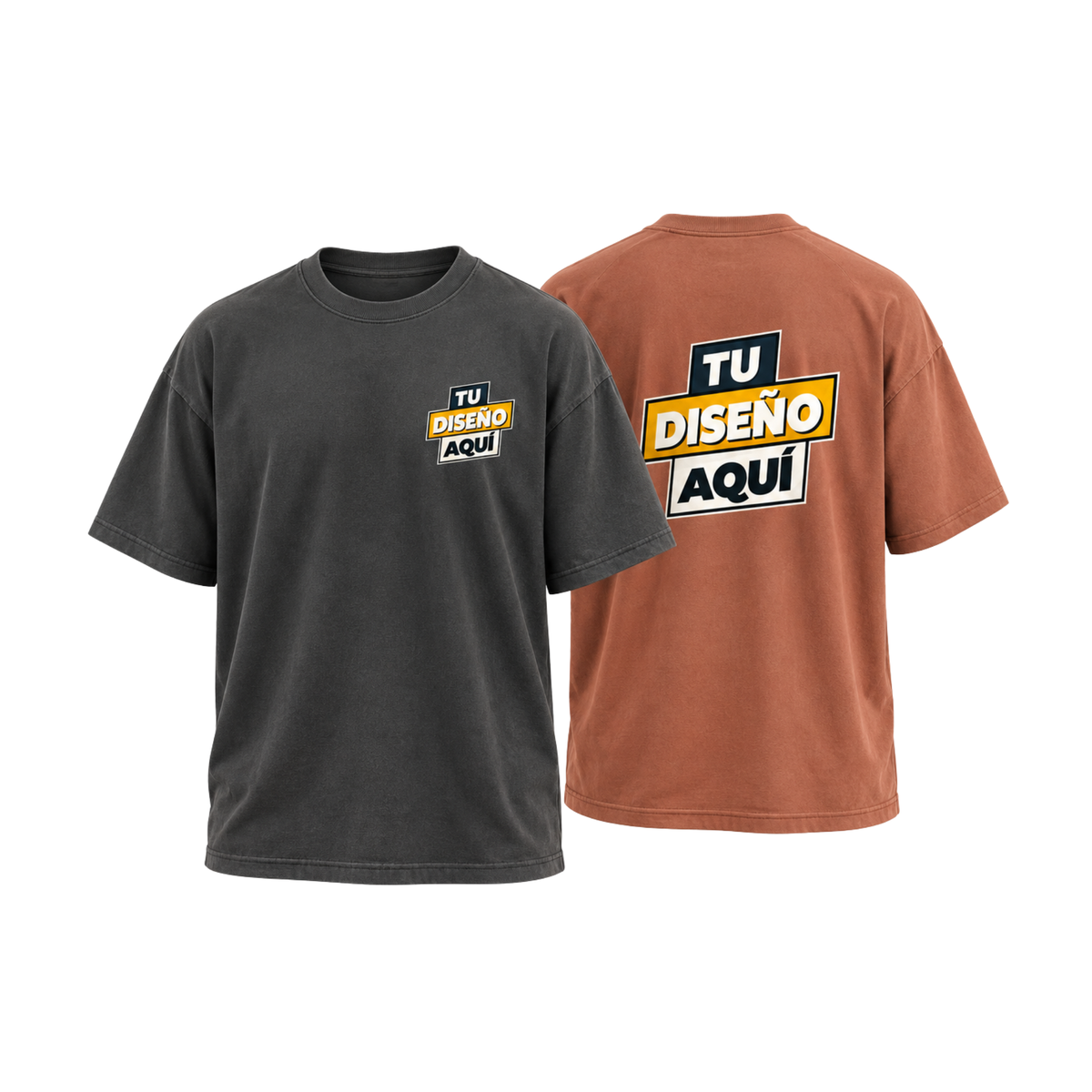 Camiseta oversize personalizada